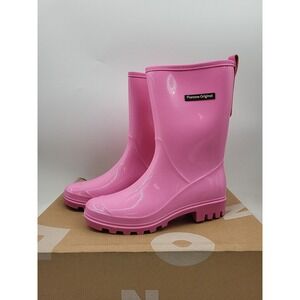 Planone Waterproof Mid Calf Rain Boots for Women - Size 36 CN